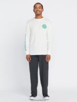Z0ZR0837 Off White Men Farm to Yarn Molchat Long Sleeve Tee Volcom Clothing - Image 4