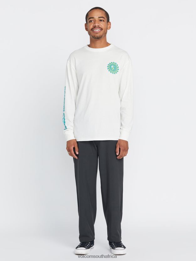 Z0ZR0837 Off White Men Farm to Yarn Molchat Long Sleeve Tee Volcom Clothing - Image 4