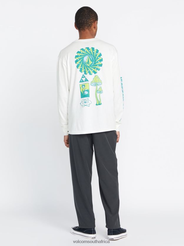 Z0ZR0837 Off White Men Farm to Yarn Molchat Long Sleeve Tee Volcom Clothing - Image 9