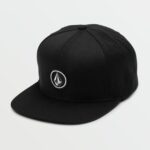 Z0ZR08390 Black Men Quarter Twill Hat Volcom Accessories