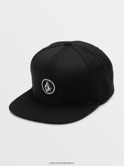 Z0ZR08390 Black Men Quarter Twill Hat Volcom Accessories