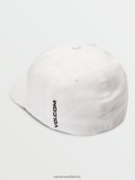 Z0ZR08391 White Men Full Stone Flexfit Hat Volcom Accessories - Image 2