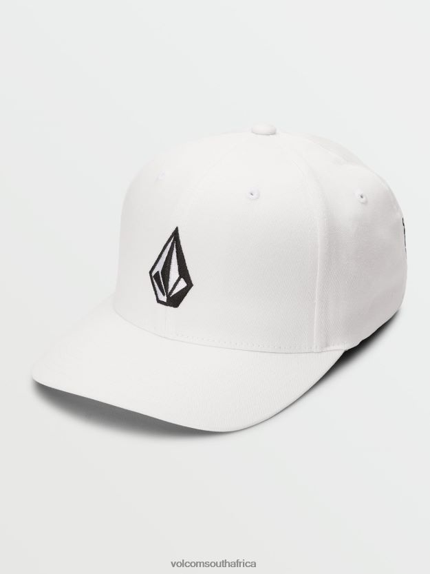 z0zr08391_white_men_full_stone_flexfit_hat_volcom_accessories.jpg Z0ZR08391 White Men Full Stone Flexfit Hat Volcom Accessories - Image 1