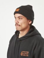 Z0ZR08394 Black Men Workwear Beanie Volcom Accessories - Image 4