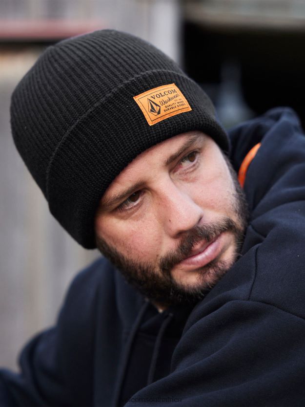 z0zr08394_black_men_workwear_beanie_volcom_accessories.jpg Z0ZR08394 Black Men Workwear Beanie Volcom Accessories - Image 1