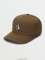Z0ZR08395 Rubber Men Full Stone Flexfit Hat Volcom Accessories