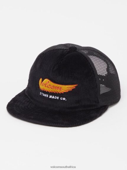 Z0ZR08400 Black Men Stone Draft Cheese Hat Volcom Accessories