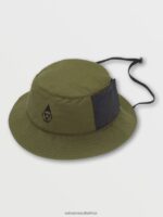 Z0ZR08401 Military Men Skate Vitals Alec Majerus Bucket Hat Volcom Accessories - Image 4