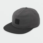 Z0ZR08406 New Black Men Stone Trip Adjustable Hat Volcom Accessories