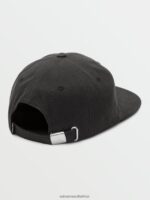 Z0ZR08407 Black Men Full Stone Dad Hat Volcom Accessories - Image 3