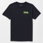 Z0ZR0840 Black Men Altistone Tech Short Sleeve Tee Volcom Clothing