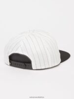 Z0ZR08411 Black Stripe Men Strike Stone Adjustable Hat Volcom Accessories - Image 3