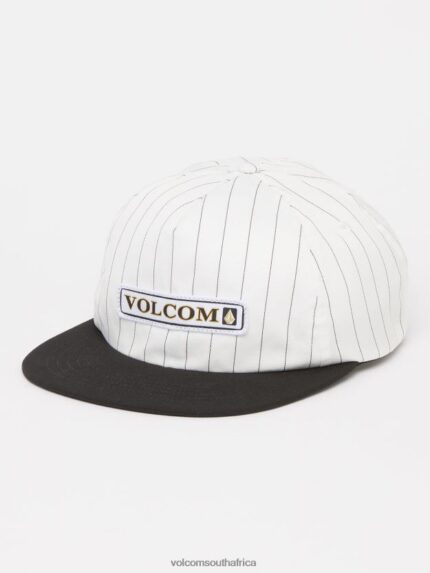 Z0ZR08411 Black Stripe Men Strike Stone Adjustable Hat Volcom Accessories