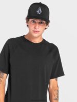 Z0ZR08414 Black Men Stone Tech Delta Hat Volcom Accessories - Image 8