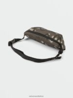 Z0ZR08418 Rinsed Black Men Mini Waisted Pack Volcom Accessories - Image 3