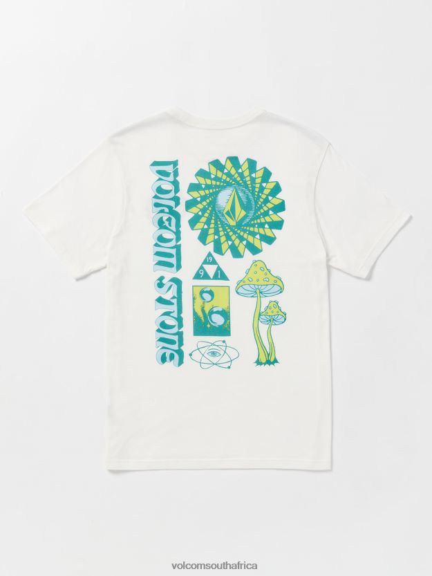 Z0ZR0843 Off White Men Farm to Yarn Molchat Short Sleeve Tee Volcom Clothing - Image 2