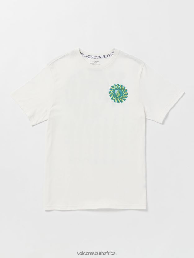 Z0ZR0843 Off White Men Farm to Yarn Molchat Short Sleeve Tee Volcom Clothing - Image 1