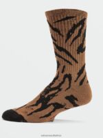 Z0ZR08442 Tobacco Men Pistol Socks Volcom Accessories - Image 7