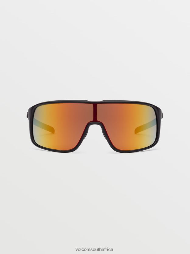 Z0ZR08447 Matte Black/Gray Red Chrome Unisex Macho Sunglasses Volcom Outdoor - Image 7