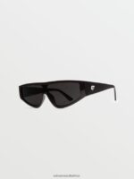 Z0ZR08459 Gloss Black/Gray Unisex Vinyl Glaze Sunglasses Volcom Outdoor - Image 2