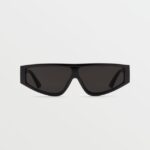 Z0ZR08459 Gloss Black/Gray Unisex Vinyl Glaze Sunglasses Volcom Outdoor