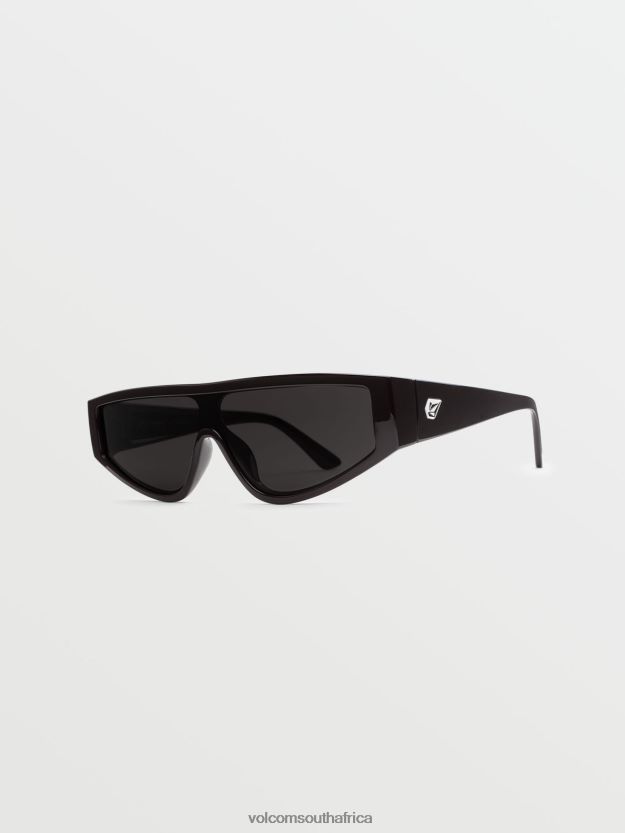 Z0ZR08459 Gloss Black/Gray Unisex Vinyl Glaze Sunglasses Volcom Outdoor - Image 3