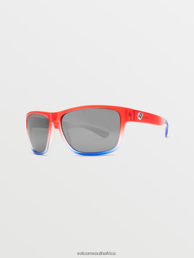 Z0ZR08461 Stars & Stripes/Silver Mirror Unisex Baloney Sunglasses Volcom Outdoor - Image 2