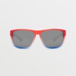 Z0ZR08461 Stars & Stripes/Silver Mirror Unisex Baloney Sunglasses Volcom Outdoor