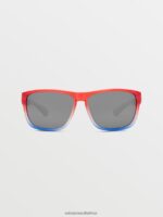 Z0ZR08461 Stars & Stripes/Silver Mirror Unisex Baloney Sunglasses Volcom Outdoor