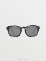 Z0ZR08464 Gloss Marble/Silver Mirror Unisex Earth Tripper Sunglasses Volcom Outdoor