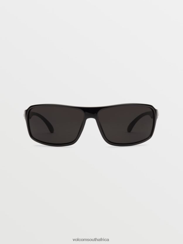 z0zr08466_gloss_black_gray_unisex_corpo_class_sunglasses_volcom_outdoor.jpg Z0ZR08466 Gloss Black/Gray Unisex Corpo Class Sunglasses Volcom Outdoor - Image 1