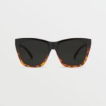 Z0ZR08475 Gloss Darkside/Gray Polar Unisex Looky Lou Sunglasses Volcom Outdoor