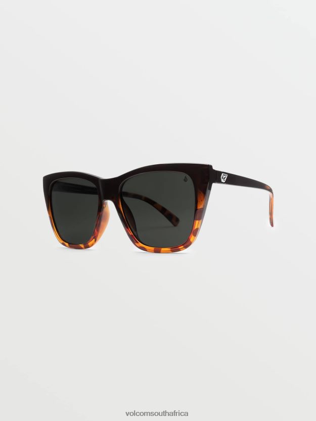 Z0ZR08475 Gloss Darkside/Gray Polar Unisex Looky Lou Sunglasses Volcom Outdoor - Image 3