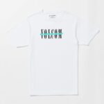 Z0ZR0847 White Men Severed Short Sleeve Tee Volcom Clothing