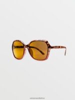 Z0ZR08487 Gloss Tort Pink/Gold Mirror Polar Unisex Psychic Sunglasses Volcom Outdoor - Image 2