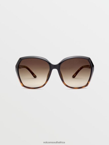 Z0ZR08488 Gloss Darkside/Bronze Fade Polar Unisex Psychic Sunglasses Volcom Outdoor