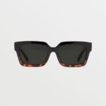 Z0ZR08493 Gloss Darkside/Gray Polar Unisex Domeinator Sunglasses Volcom Outdoor