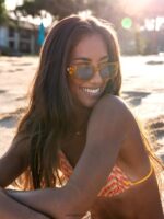 Z0ZR08495 Gloss Mustard/Blue Unisex True Sunglasses Volcom Outdoor