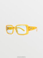 Z0ZR08495 Gloss Mustard/Blue Unisex True Sunglasses Volcom Outdoor - Image 7