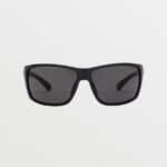 Z0ZR08497 Gloss Black/Gray Unisex Roll Sunglasses Volcom Outdoor