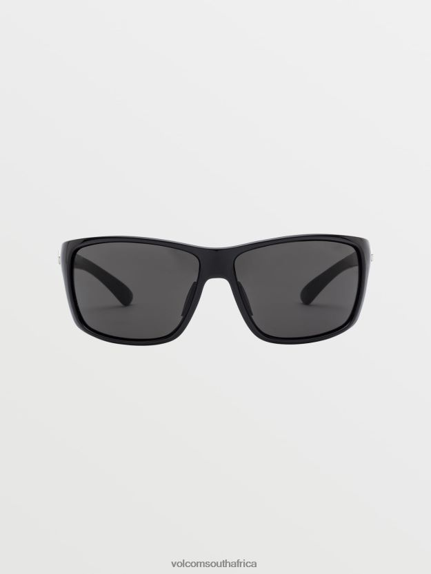 z0zr08497_gloss_black_gray_unisex_roll_sunglasses_volcom_outdoor.jpg Z0ZR08497 Gloss Black/Gray Unisex Roll Sunglasses Volcom Outdoor - Image 1