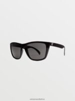 Z0ZR08498 Gloss Black/Gray Unisex Plasm Sunglasses Volcom Outdoor - Image 3