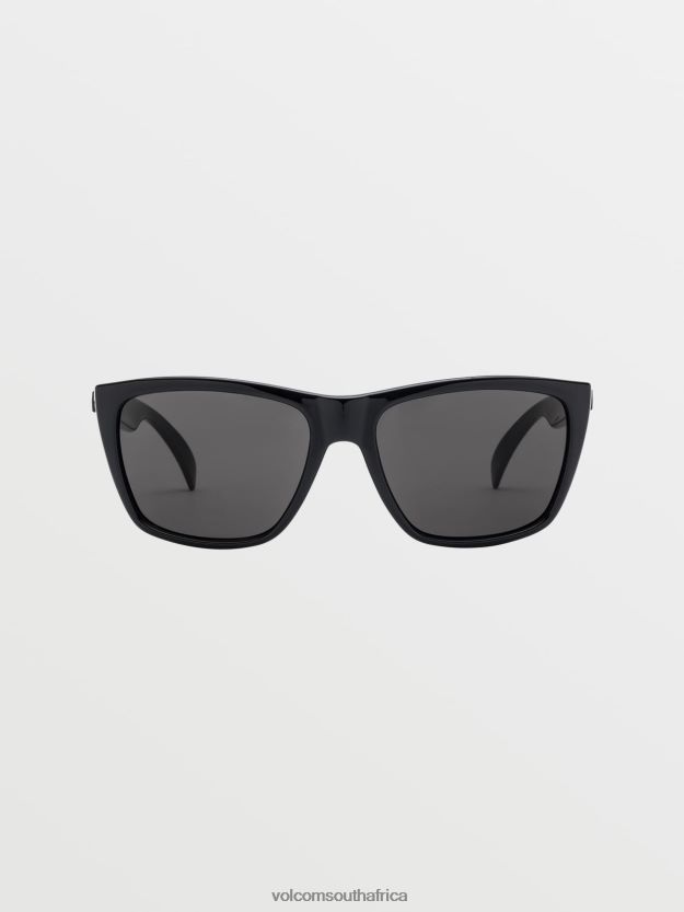 z0zr08498_gloss_black_gray_unisex_plasm_sunglasses_volcom_outdoor.jpg Z0ZR08498 Gloss Black/Gray Unisex Plasm Sunglasses Volcom Outdoor - Image 1