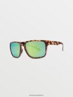 Z0ZR08500 Matte Tort/Green Polar Unisex Trick Sunglasses Volcom Outdoor - Image 2