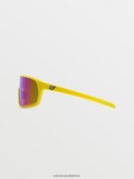Z0ZR08501 Gloss Yellow-Aqua/Rainbow Mirror Unisex Macho Sunglasses Volcom Outdoor - Image 4