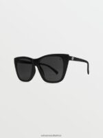 Z0ZR08508 Gloss Black/Gray Unisex Looky Lou Sunglasses Volcom Outdoor - Image 2