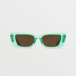 Z0ZR08509 Gloss Teal/Bronze Unisex Strange Land Sunglasses Volcom Outdoor