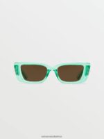 Z0ZR08509 Gloss Teal/Bronze Unisex Strange Land Sunglasses Volcom Outdoor - Image 4