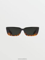 Z0ZR08511 Gloss Darkside/Gray Polar Unisex Strange Land Sunglasses Volcom Outdoor