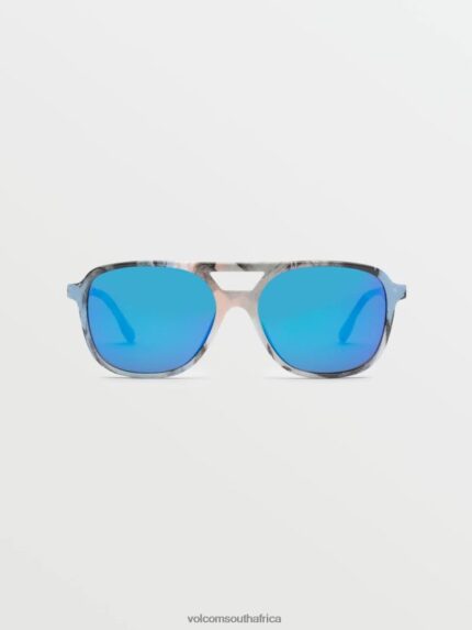Z0ZR08513 Skulls/Blue Mirror Unisex New Future Sunglasses Volcom Outdoor